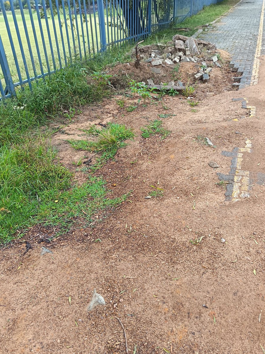 collbowie's tweet photo. @CityTshwane  all these pictures are of repair work that has not been completed by CoT outside Uitsig High School in Marquard Street, The Reeds. Please can this be attended to. It is dangerous besides being an eyesore. There is also an open manhole. https://t.co/oY8rJ99zWS