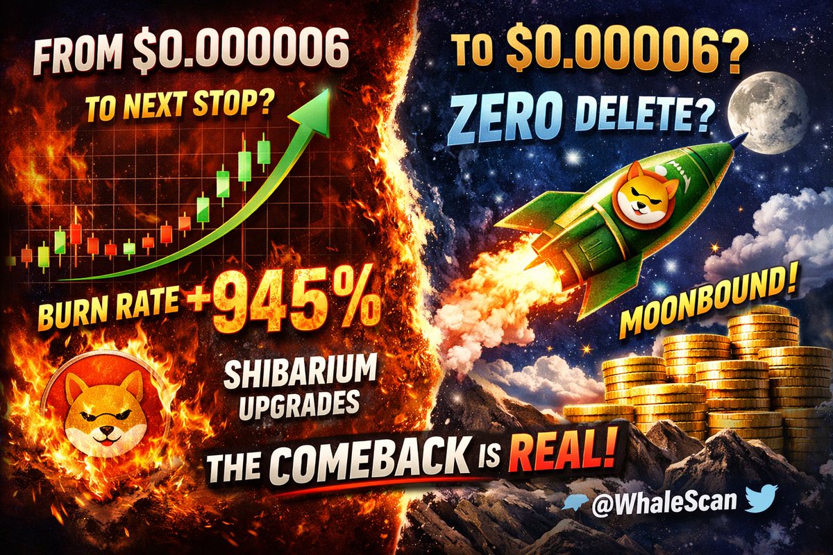 🚨 **SHIB ARMY, WAKE UP!** 🔥  

Burn rate just spiked **945%** and SHIB is teasing a **zero delete** this April!  

From $0.000006 → next stop $0.00006? 👀  

Shibarium upgrades + massive burns = the comeback no one saw coming.  

Who’s still holding through the dip? Drop a 🐕