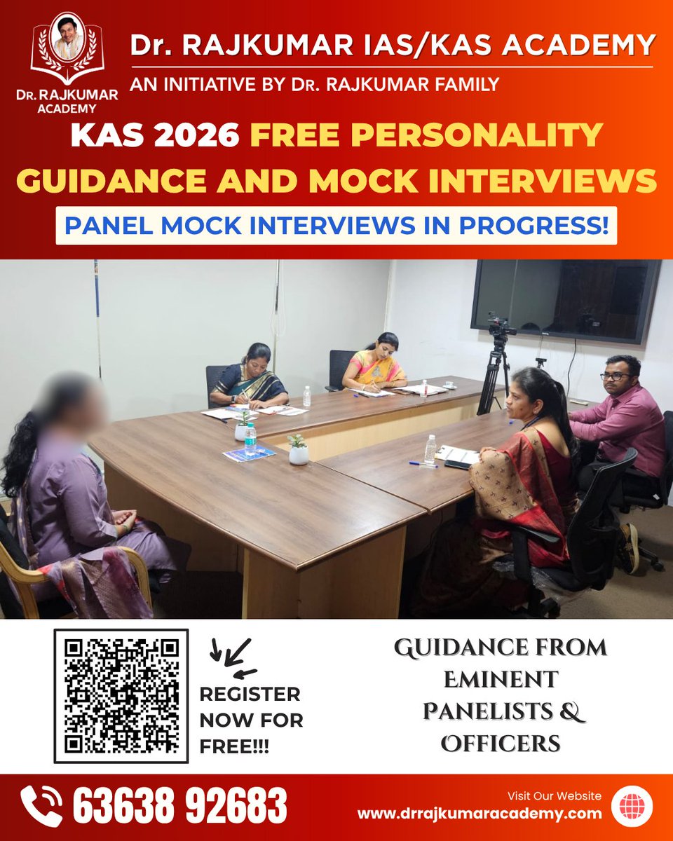 DrRajAcademy's tweet photo. Panel mock interviews in progress!

Register Now - https://t.co/rO6OFANTva
Call for more details - 63638 92683

#KASInterview #KAS #KASPreparation #InterviewStrategy #DrRajkumarAcademy https://t.co/fBEExhlbyP