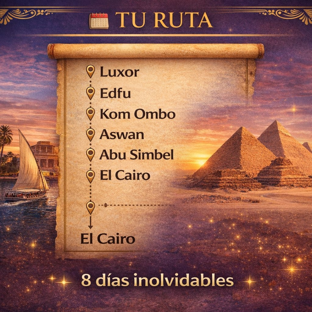 ubadat_viajes's tweet photo. 🇪🇬 EGIPTO TE ESPERA

✨ Historia, cultura y paisajes increíbles… con total seguridad.

✔️ Viaje organizado
✔️ Acompañamiento continuo
✔️ Destino seguro y preparado
Hace unos días, Paco de Ubadat lo vivió sin preocupaciones 🙌
👉 ¿Te gustaría vivirlo tú también? https://t.co/OvQwKpk0qR