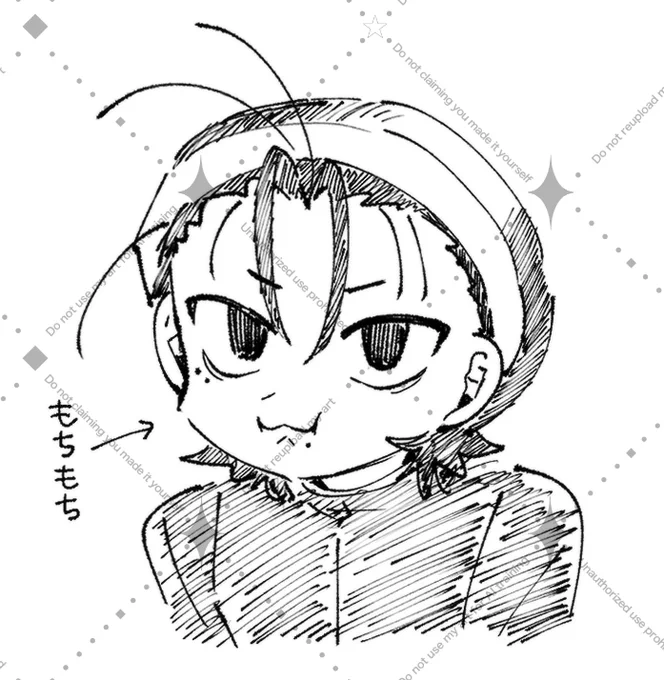 暇だと顔をムイムイさせる 