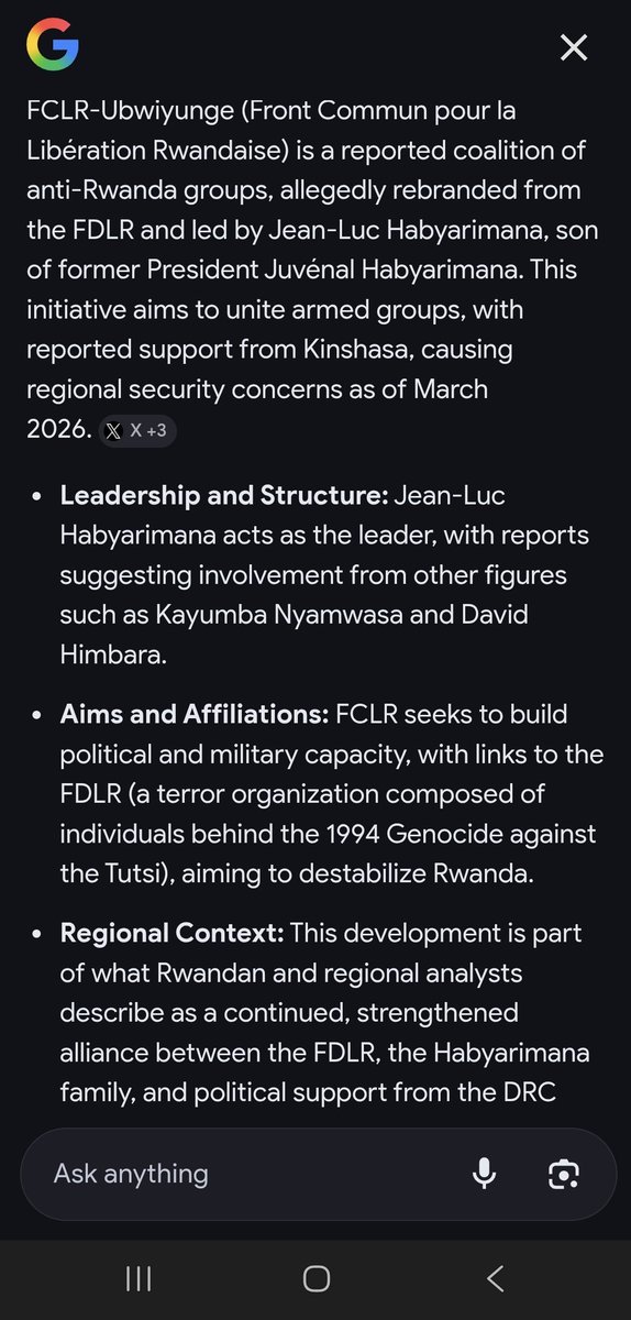 evaristemur's tweet photo. Murakoze Hon @jnabdallah,
(2) #FDLR kandi irimo no gukomeza kwiyoberanya mu icyitwa #FCLR (Front Commun pour la Liberation du Rwanda) cya @JLHaby gishaka kuba agakingirizo ari naho bazabeshya uribyiruko kubiyungaho! Ibi nabyo ntibizadukure mungamba! #Kwibuka32 Twibuke Twiyubaka.