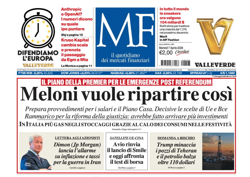 classcnbc's tweet image. La rassegna stampa di Caffè Affari - 7 aprile  

Si avvicina scadenza ultimatum #Trump, mentre si allontanano spiragli di pace; Jamie Dimon (#JPMorgan) avverte gli azionisti da guerra a rischio shock petrolio; #Iran: il petrolio snobba l'#OPEC e il prezzo del #WTI supera il