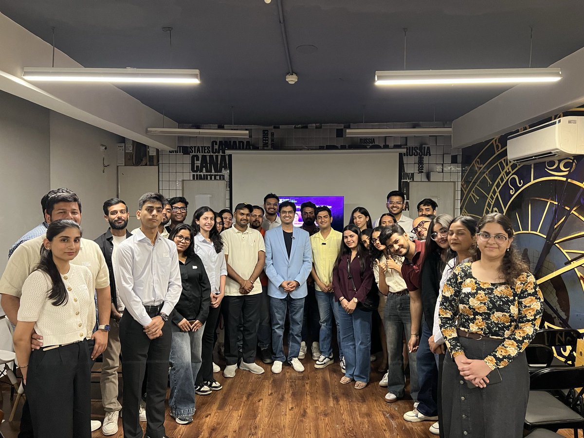 metvy_app's tweet photo. Everyone wants to work with founders. Very few know what that actually means.

April 4. Closed-door conversation in Noida. Chief of Staff &amp; Founder’s Office roles.

No slides. Just honest operator perspectives. Everyone left with a different definition. https://t.co/2vGnPrR8DV
