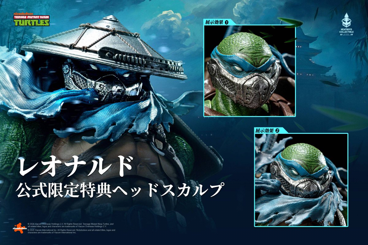 Nin_Nin_Game's tweet image. Lead the charge with precision! 🐢⚔️

Leonardo Action Figure by Heatboys stands approx. 20cm tall with 44 points of articulation, and a wide range of weapons including katanas, kunai, and more.
Pre-order now 👉 bit.ly/3Os56Hz

#Leonardo #TMNT #ActionFigure #Collectibles