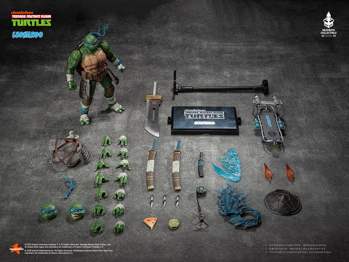 Nin_Nin_Game's tweet image. Lead the charge with precision! 🐢⚔️

Leonardo Action Figure by Heatboys stands approx. 20cm tall with 44 points of articulation, and a wide range of weapons including katanas, kunai, and more.
Pre-order now 👉 bit.ly/3Os56Hz

#Leonardo #TMNT #ActionFigure #Collectibles