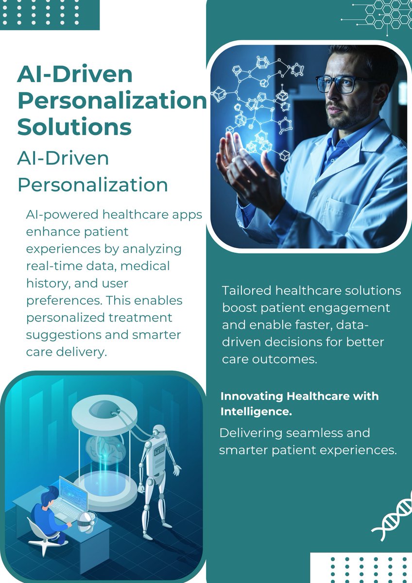 topappcompanies's tweet image. 🚀 AI is transforming healthcare apps!
Smarter care, faster services &amp;amp; better outcomes for patients.
Build secure, scalable &amp;amp; intelligent healthcare solutions today.
#AI #HealthcareApps #AppDevelopment #DigitalHealth #Innovation