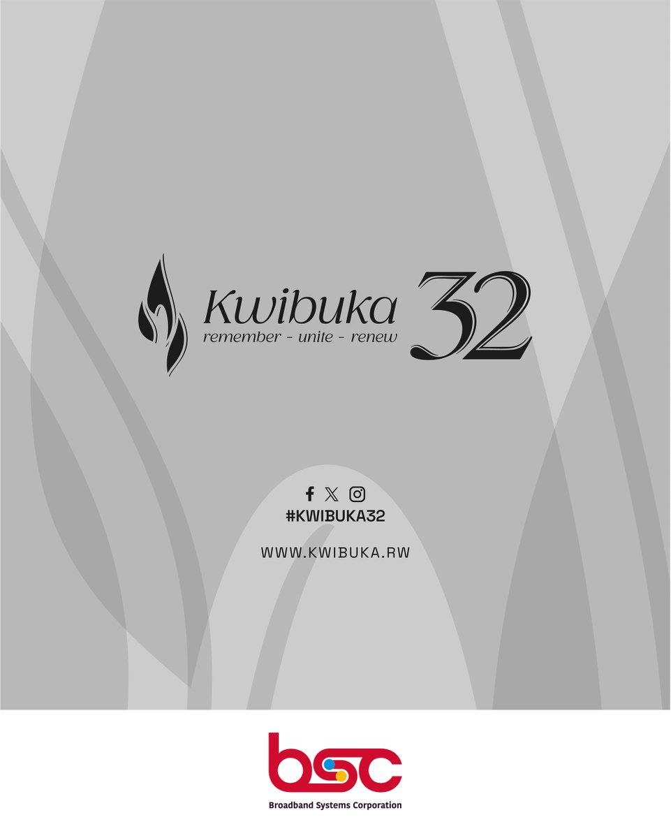 bscrw's tweet photo. On this 32nd Commemoration of the 1994 Genocide Against the Tutsi, BSC stands in solidarity with the people of Rwanda.
We remember the past, honor the strength of survivors, and commit to nurturing a future rooted in unity and humanity.

Remember. Unite. Renew.

#Kwibuka32 https://t.co/pna5rUFKUB