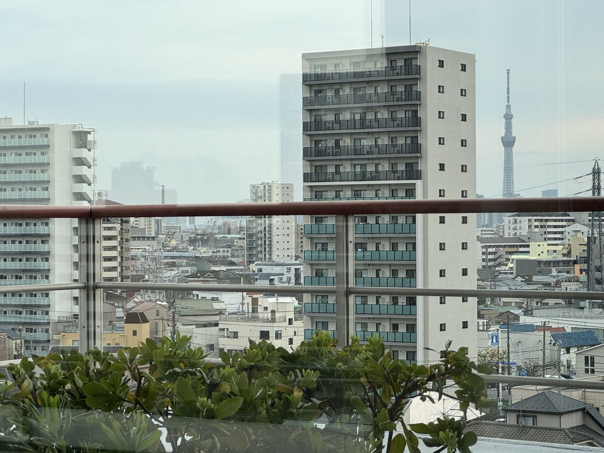 doujimi's tweet photo. 明後日退院決まりました。この景色からおさらばです。大丈夫かしら？とちょっと心配。 https://t.co/4Kg48yDi77