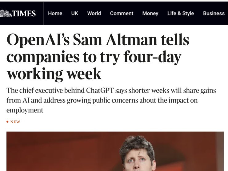 4 Day Week Foundation tweet media