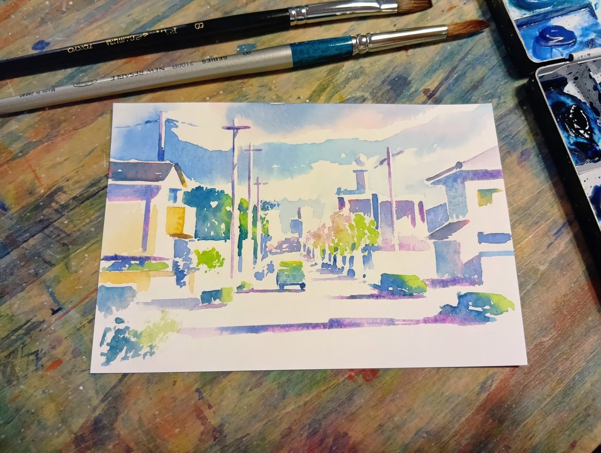 DiDi（土井大輔）watercolor tweet media