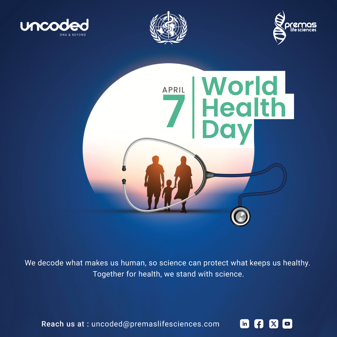 UncodedOmics's tweet photo. Science has always been humanity's greatest tool. This World Health Day, we proudly say: Together for health, we stand with science. 🧬🌍

#WorldHealthDay #StandWithScience #Genomics #Uncoded https://t.co/w9h4FmrIe0