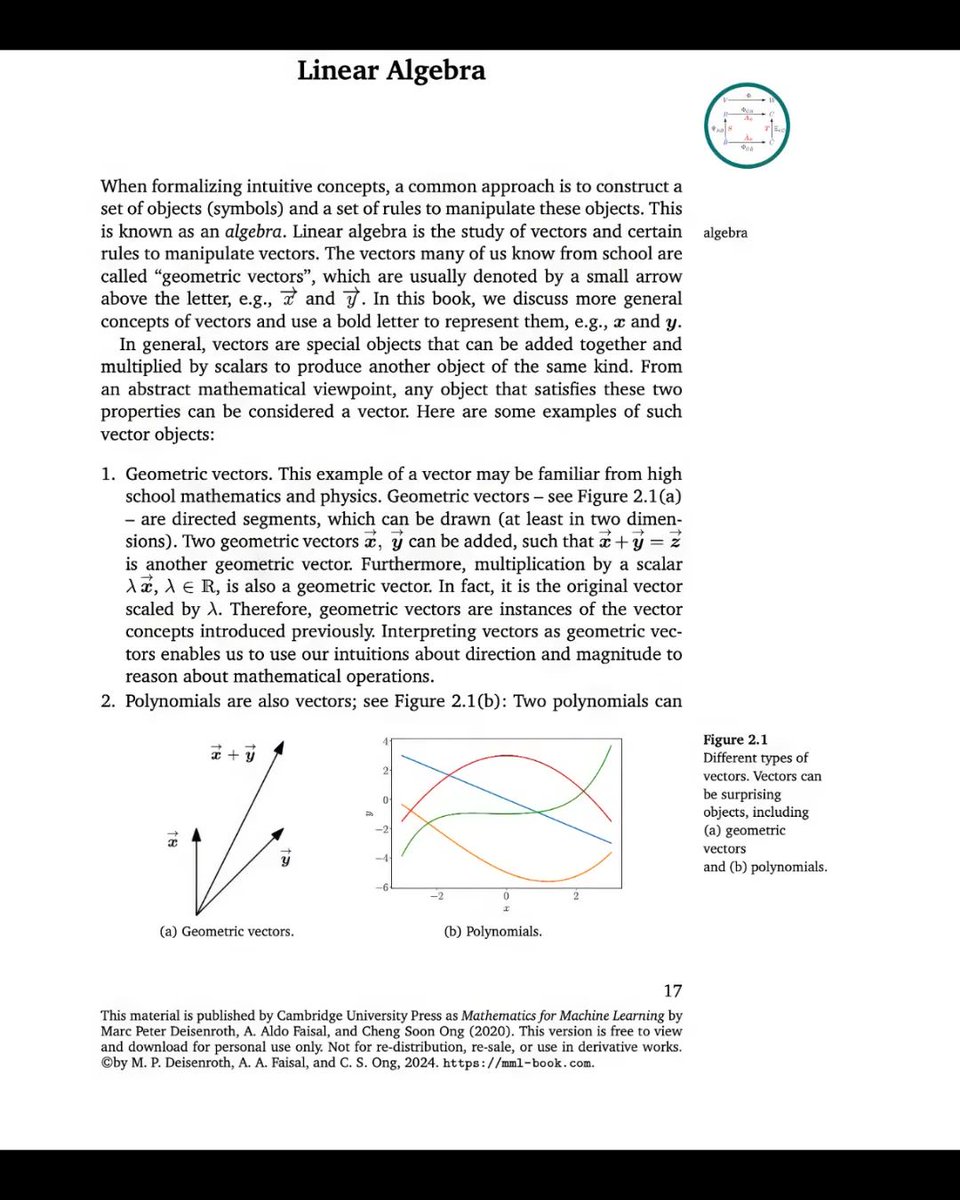 gp_pulipaka's tweet image. Free eBook: Mathematics for Machine Learning. #BigData #Analytics #DataScience #IoT #IIoT #Python #RStats #TensorFlow #JavaScript #ReactJS #GoLang #CloudComputing #Serverless #DataScientist #Linux #Books  #Mathematics #Programming #Coding #100DaysofCode 
geni.us/Math-for--M-L