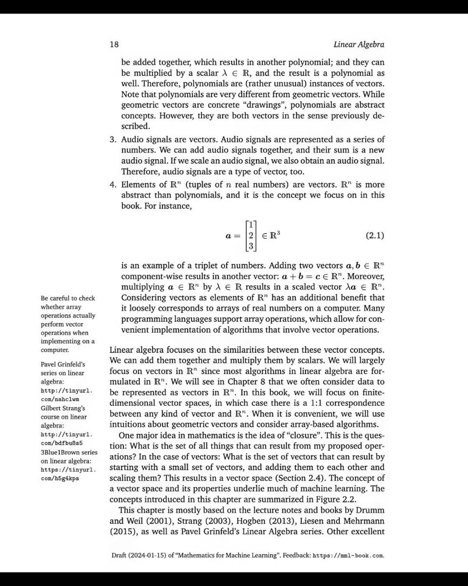 gp_pulipaka's tweet image. Free eBook: Mathematics for Machine Learning. #BigData #Analytics #DataScience #IoT #IIoT #Python #RStats #TensorFlow #JavaScript #ReactJS #GoLang #CloudComputing #Serverless #DataScientist #Linux #Books  #Mathematics #Programming #Coding #100DaysofCode 
geni.us/Math-for--M-L