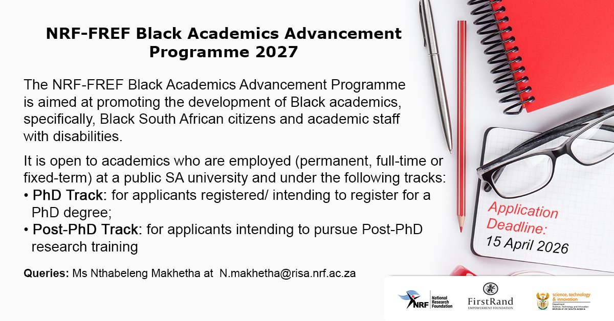 National Research Foundation of South Africa tweet media