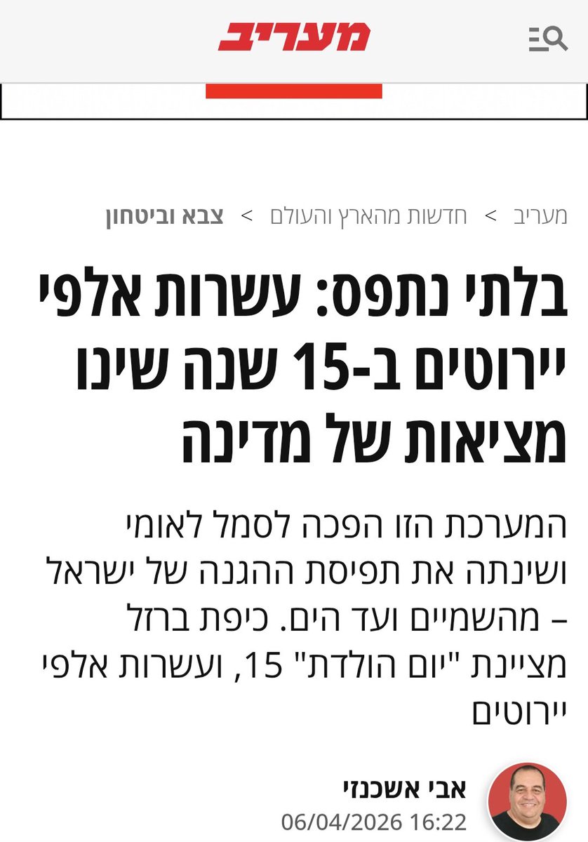 Avi Nir-Feldklein tweet media