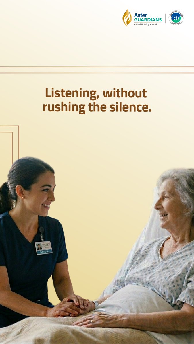 AsterGuardians's tweet image. Some nurses do more than ask questions. They listen with patience, picking up on what others might miss. In that quiet attention, they bring comfort and clarity when it is needed most.
Tag a nurse who always takes the time to truly listen.

#NurseLife #NursesUnite