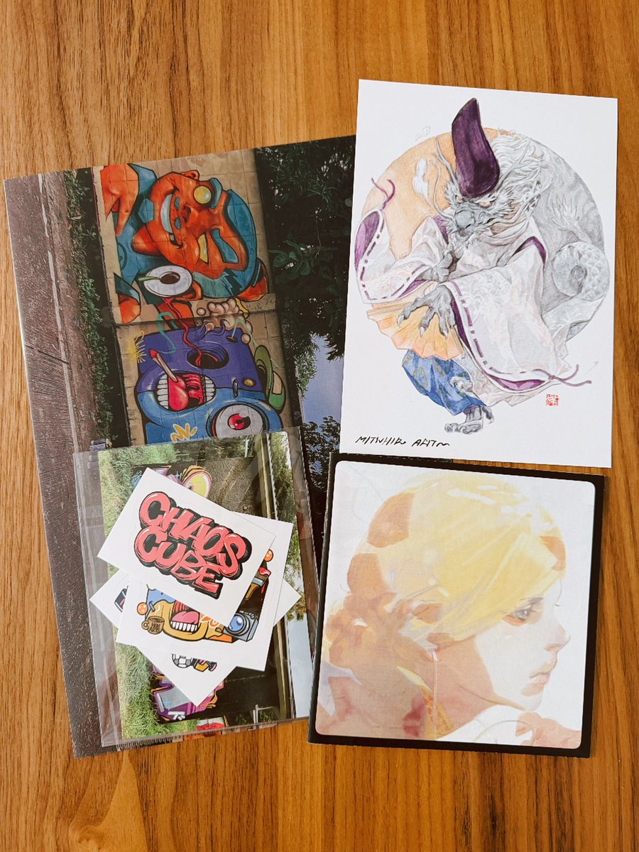 「Artist Meetup Superで先生方からいただいたお品。宝物です。あり」|夢子⭐︎ｺﾐﾃｨｱ144【E03b】のイラスト