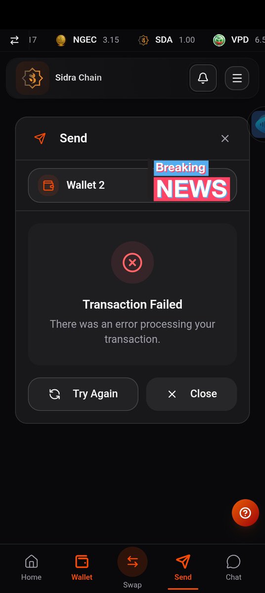 Gabtoria01's tweet photo. @sidrachain What is going on with Sidra what all this challenge Everytime I can't move it to my own wallet again https://t.co/JDNUi6kcio