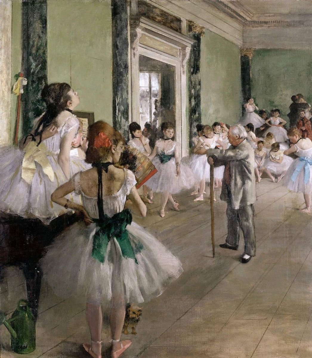DailyClassicArt's tweet image. Edgar Degas - "Dancing Class"