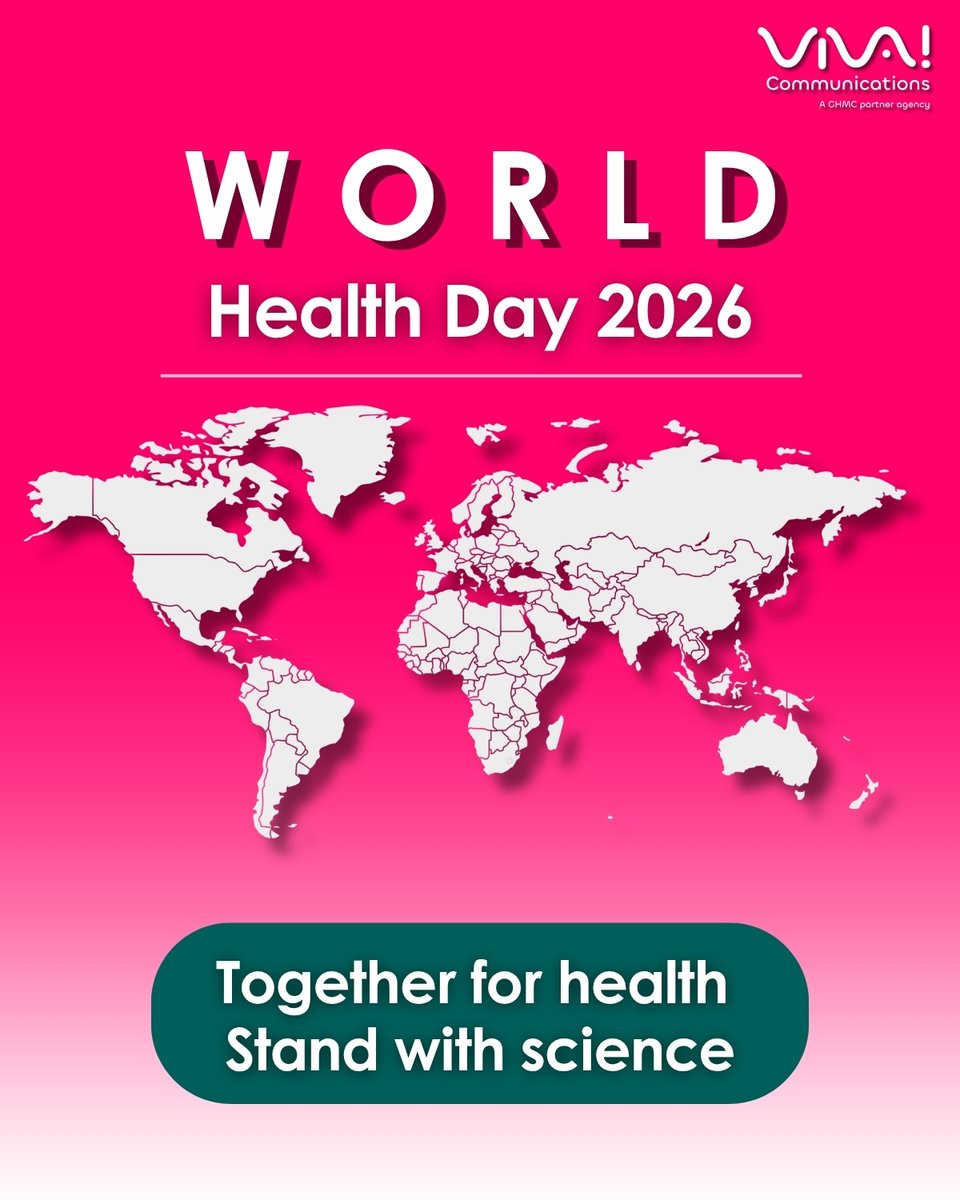 April 7 is World Health Day – a reminder to cut through misinformation &amp; make health decisions based on trusted, evidence-based science. 👩🏽‍🔬🧬🧪

“Together for health. Stand with science.”

#WorldHealthDay #StandWithScience #GlobalHealth #HealthLiteracy

<a href="/WHO/">World Health Organization (WHO)</a>