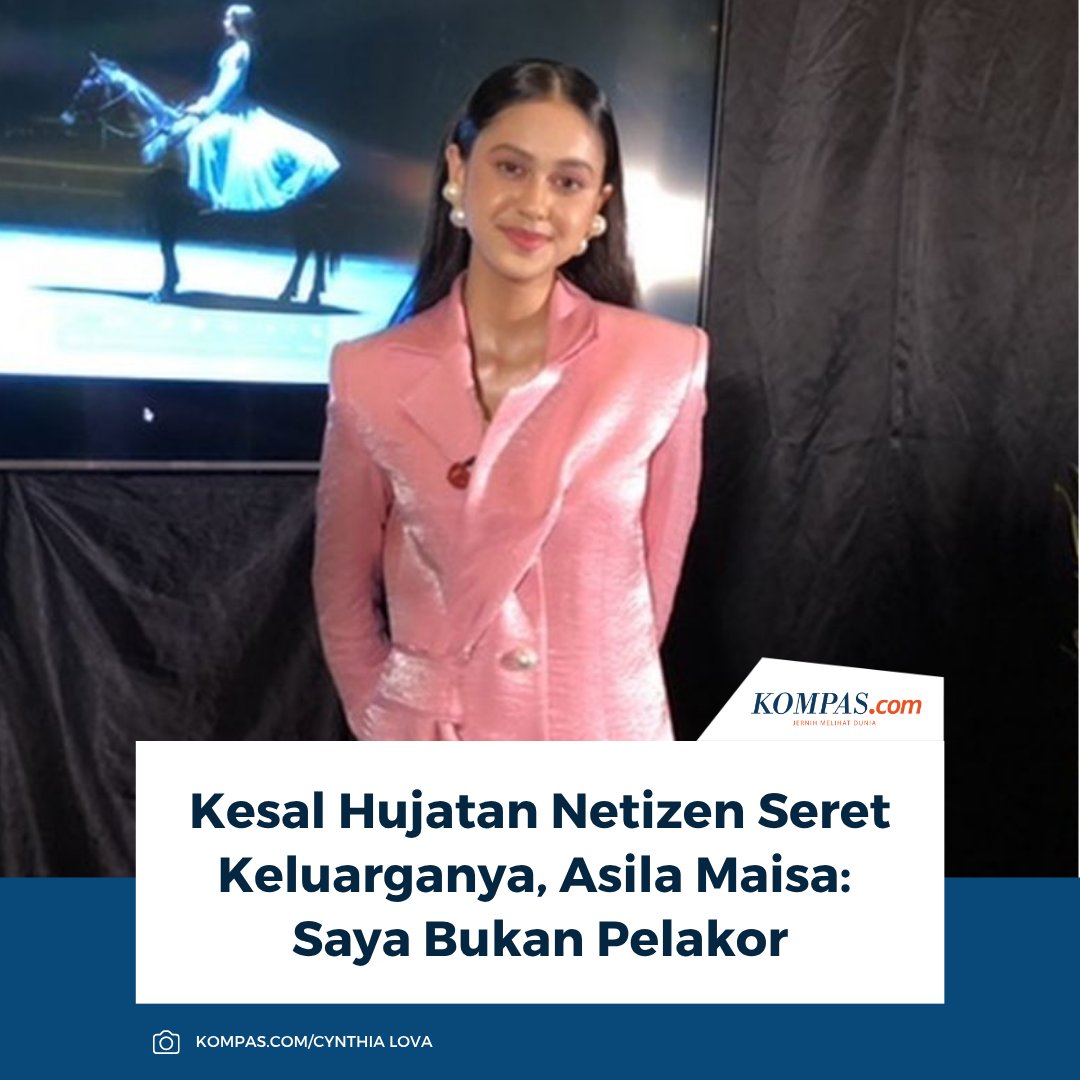 kompascom's tweet image. Artis Asila Maisa mengaku lelah dengan tudingan sebagai pelakor yang kerap dialamatkan netizen kepadanya.

👉🏻Baca selengkapnya kompas.com/hype/read/2026…

~AM #AsilaMaisa #Pelakor #Netizen