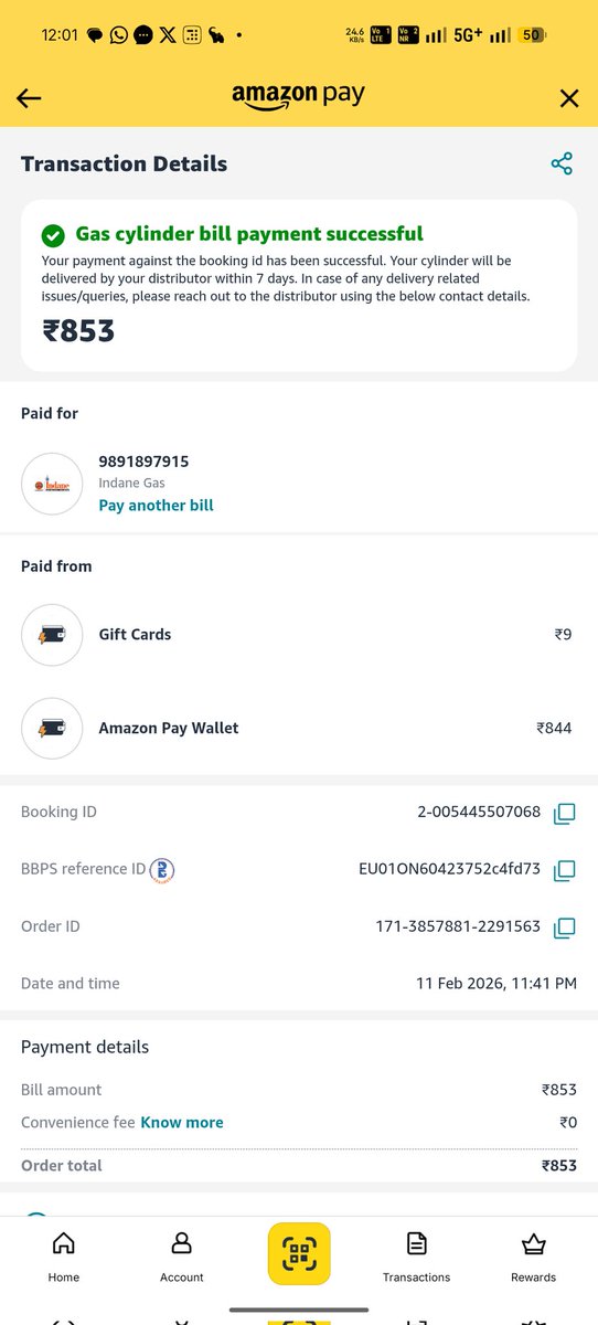 Avjt4's tweet photo. @amazonpay It's been 2 month + neither I received my gas booked &amp; payed from Amazon nor I received refund for the same . Neither service provider @amazon helped me not the agency is helping @AnnapurnaGas 

For reference find screenshot https://t.co/3ZcmSzgzDY