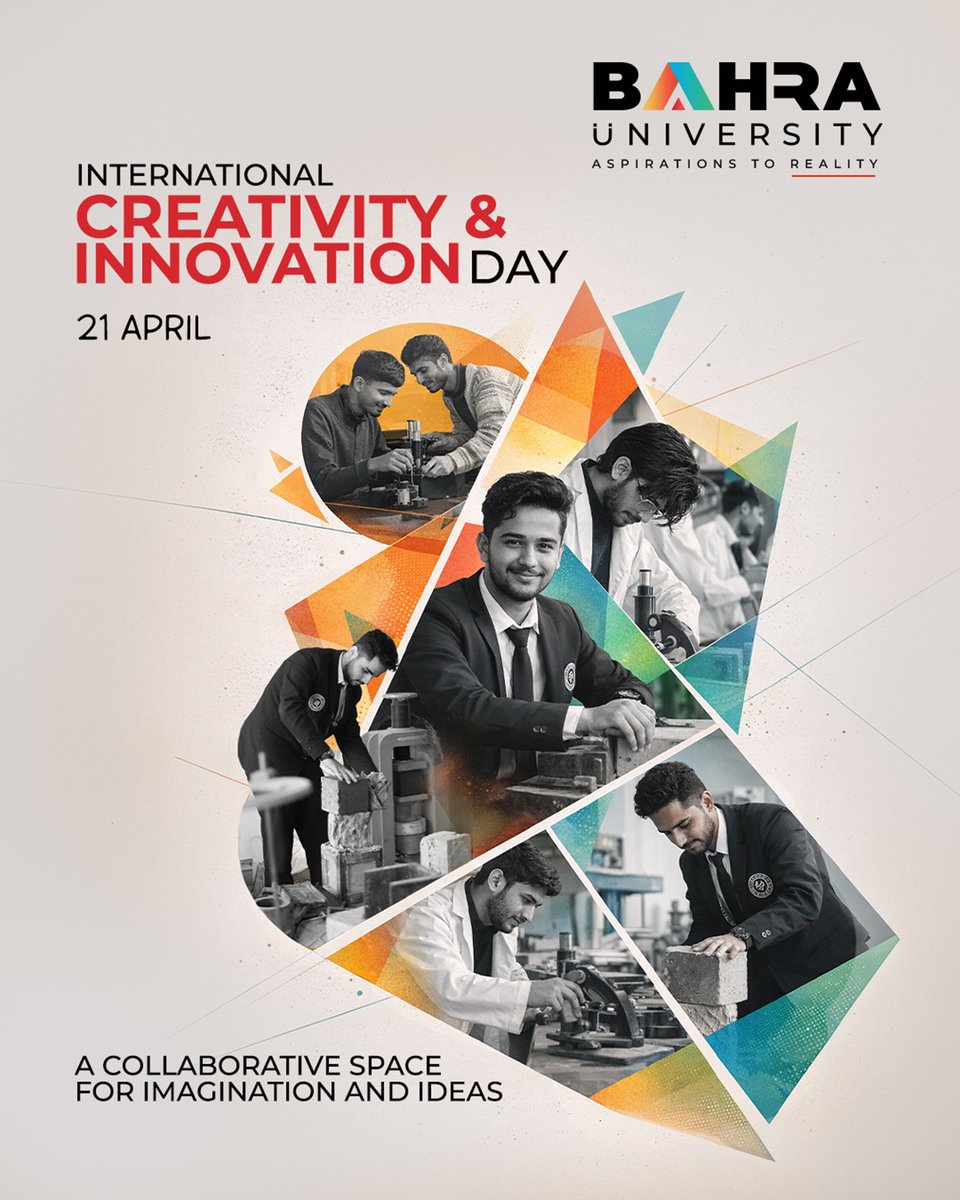 bushimla's tweet image. Celebrating the spark that drives progress ✨

At Bahra University, our students turn ideas into impact every day.

#InternationalCreativityAndInnovationDay #BahraUniversity #FutureLeaders