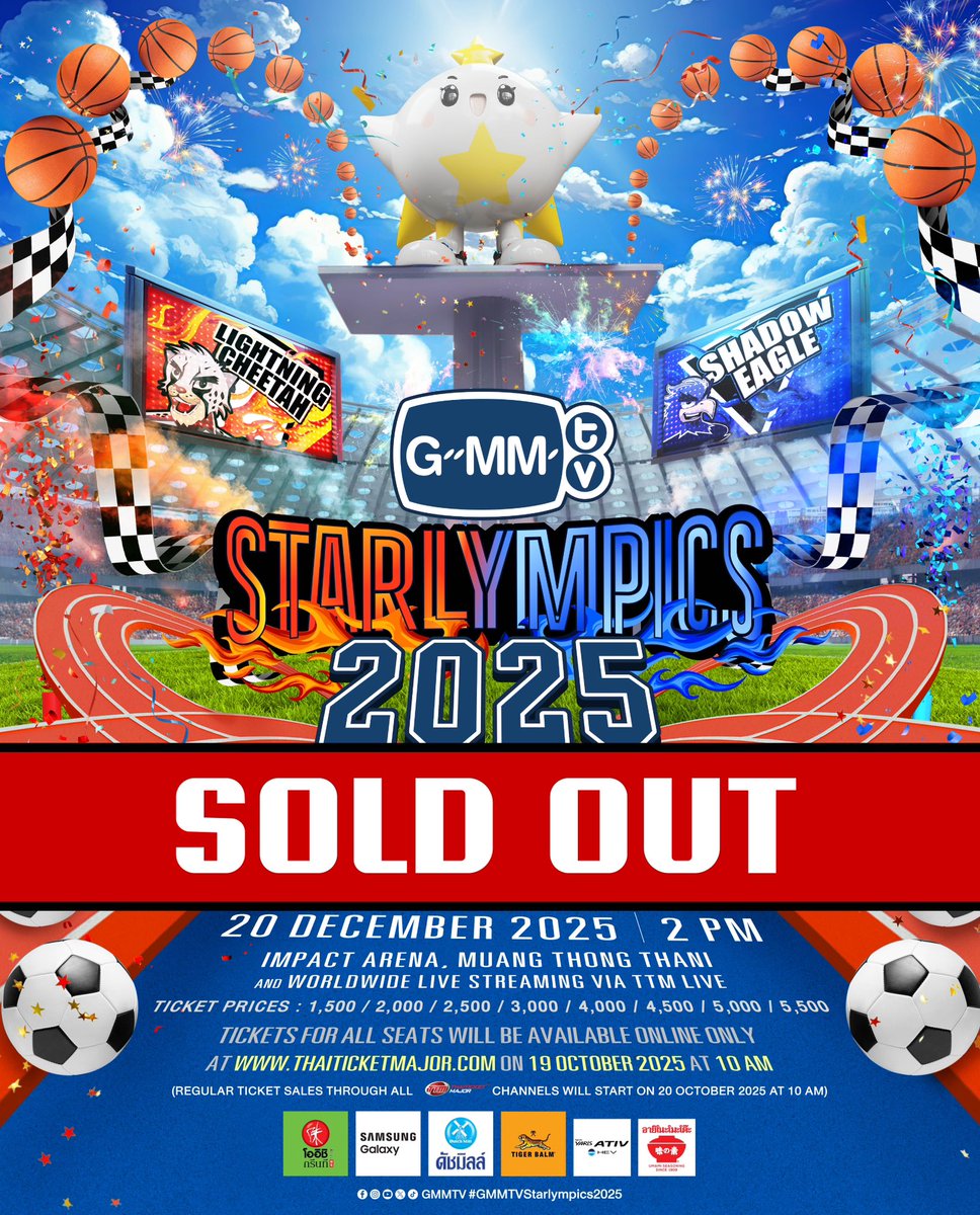 twinflamesimay's tweet image. starlympics juga setengahnya dari brand gemfot. samsung, oishi, toyota