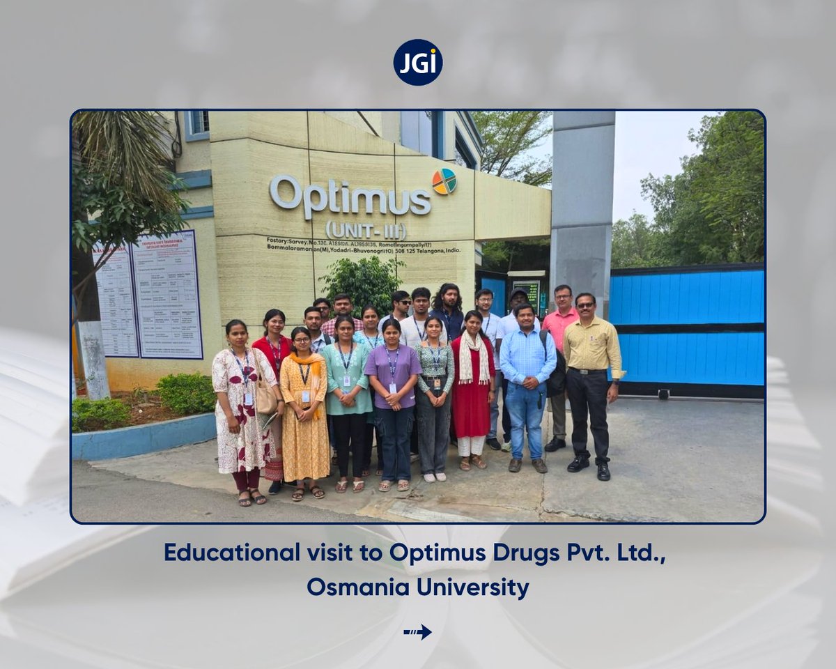 JainDeemedtbUnv's tweet image. Learning hits different when you see it in action.

From labs to industries to startups, real exposure that builds clarity and confidence.

#JAINUniversity #ExperientialLearning #Biotech #IndustryExposure #LearningByDoing #FutureReady