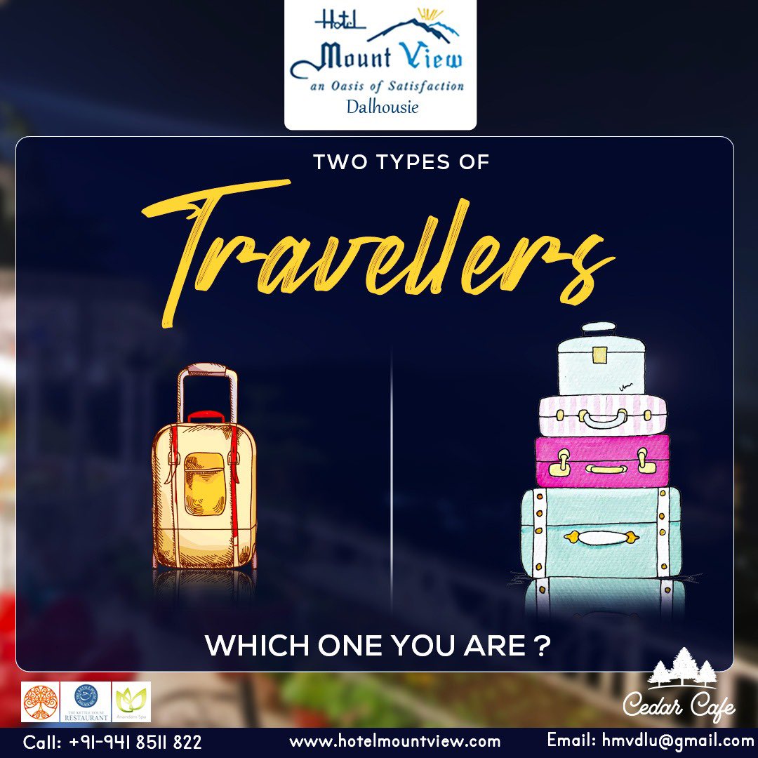 hotelmountview1's tweet photo. Whether you travel light or carry your world along, your perfect mountain escape awaits at Hotel Mount View, Dalhousie 🌄
📞 Call / WhatsApp: +91 9418511822
🌐 Book Now: https://t.co/U0fYogQpQd

✨ Your perfect getaway is just one booking away!

#HotelMountView #DalhousieDiaries https://t.co/gYchdOXmwo
