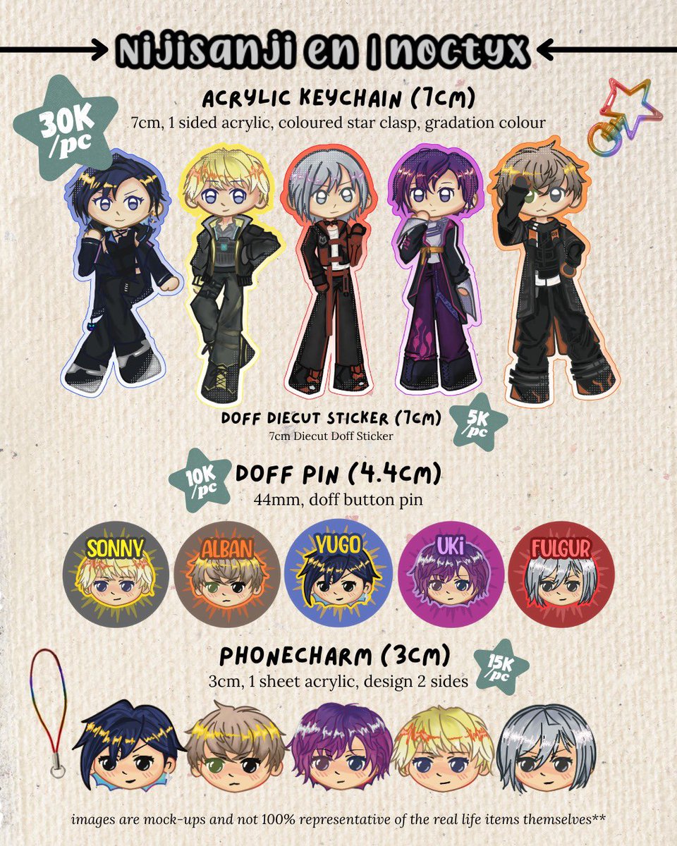 lenciatelier's tweet photo. [likes &amp; reposts appreciated]
heyy, here is machiraine’s catalog for #comifuro22 
for any inquiries DM our instagram @/bythebrokies 

machiraine’s fandoms include: #nijisanjien , #projectsekai , &amp; #hazbinhotel ! (1/2)

💙 PO here: https://t.co/XBnfIsMnVJ
pre-order open 3-21 April https://t.co/e6Ux0FLhXD