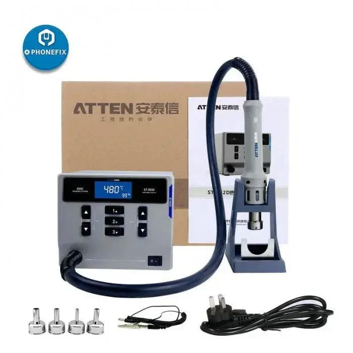 phonefix2454's tweet photo. Introducing the ATTEN ST-862D Hot Air Gun🔥
✅ 1000W powerful
✅ Digital temp control
✅ Perfect for BGA reworkStable & efficient for all your repair jobs!
#TechTools #ProRepair #HeatStation #SMDRepair #ElectronicsFix #phonefix #diyfixtool #diyphone #Chinaphonefix #ASSPFIX https://t.co/uKooLuDhcf