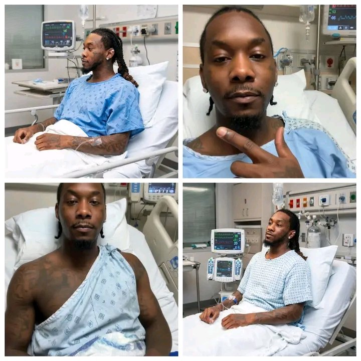 OdenwaBTC's tweet image. Offset just got shot over money beef... meanwhile Cardi dey drop albums and move mad. Street life no be for everybody  Who else see this as karma? #Offset #CardiB"