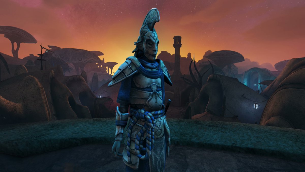 RVangarr's tweet photo. Indoril Bonesaint armor by Pulcharmsolis for Skyrim has now been ported and aesthetically adapted to to Morrowind, get it here:

https://t.co/uOIzKuoB5f https://t.co/LQI6m1J6IM