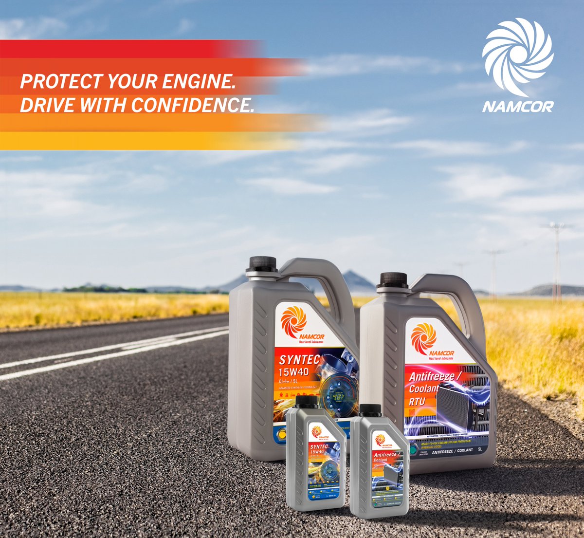 NamcorNamibia's tweet image. Your vehicle deserves the best care. 

NAMCOR lubricants and antifreeze solutions are designed to protect your engine, improve performance, and extend its lifespan — no matter the conditions.

Performance starts with protection.

#NAMCOR #Lubricants #EngineCare #Antifreeze