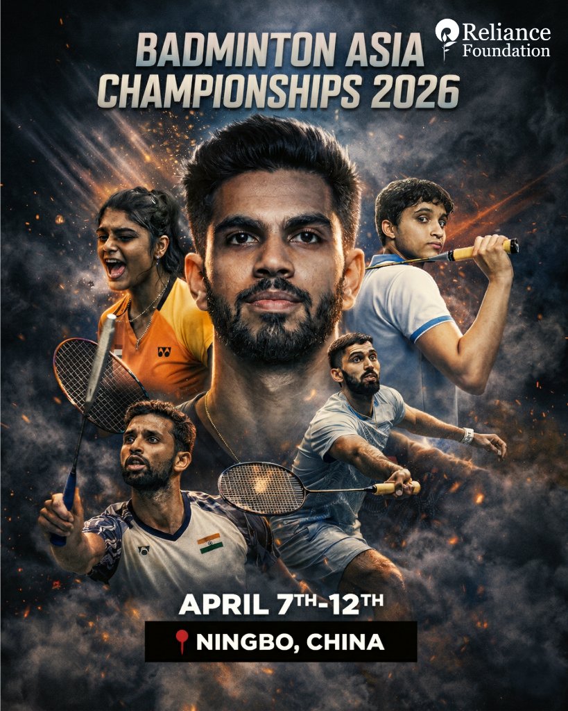 RFYouthSports's tweet image. 𝐂𝐡𝐚𝐬𝐢𝐧𝐠 𝐠𝐥𝐨𝐫𝐲 𝐨𝐧 𝐭𝐡𝐞 𝐀𝐬𝐢𝐚𝐧 𝐬𝐭𝐚𝐠𝐞 🏸🔥
𝗥𝗙 𝗮𝘁𝗵𝗹𝗲𝘁𝗲𝘀 𝗿𝗲𝗮𝗱𝘆 𝘁𝗼 𝗿𝗶𝘀𝗲 𝗮𝘁 𝘁𝗵𝗲 𝗕𝗮𝗱𝗺𝗶𝗻𝘁𝗼𝗻 𝗔𝘀𝗶𝗮 𝗖𝗵𝗮𝗺𝗽𝗶𝗼𝗻𝘀𝗵𝗶𝗽𝘀 💪🇮🇳

#RFSports #LetsPlay #RFAthletes