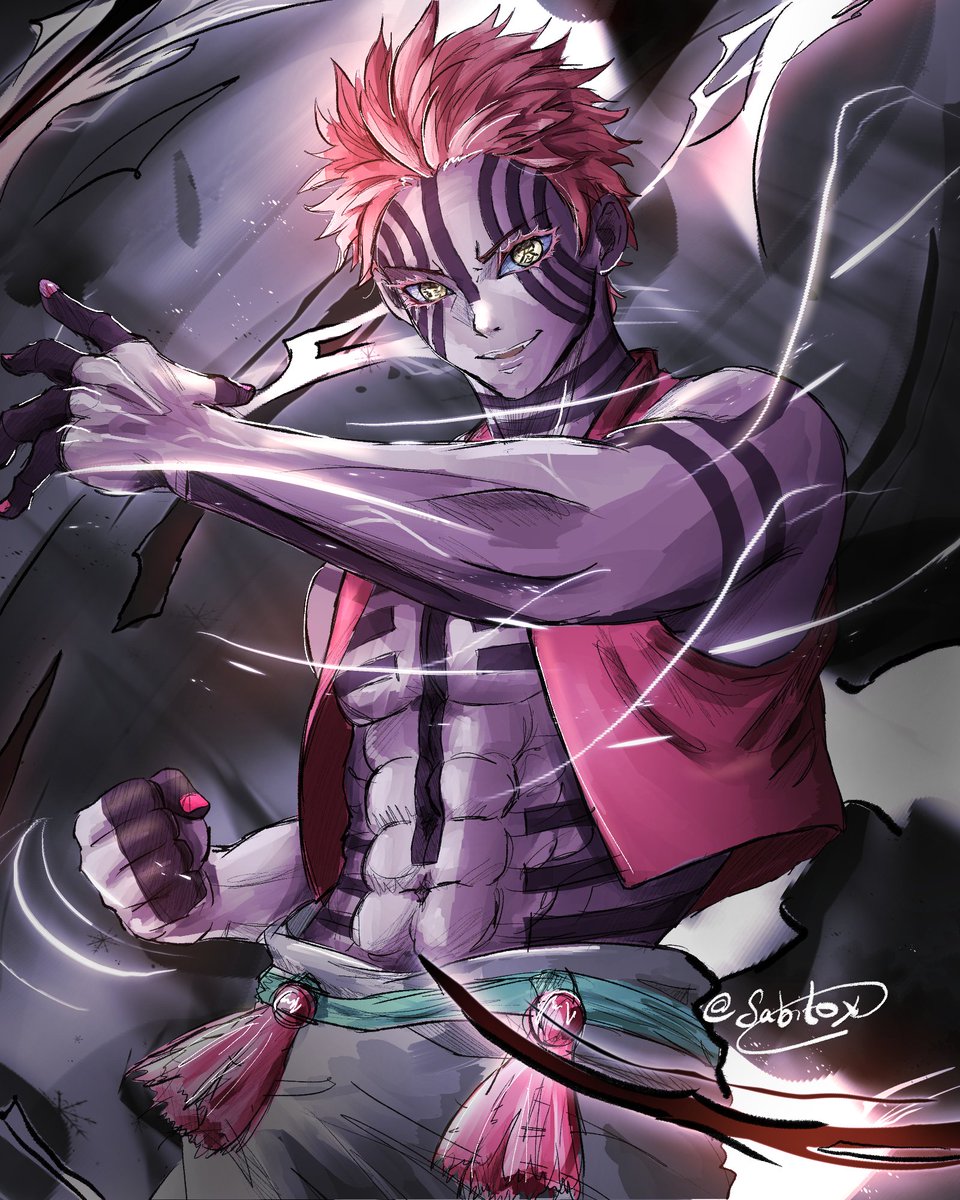 sabitox0's tweet photo. Akaza fanart #akaza #fanart #demonslayer #kimetsunoyaiba https://t.co/QopFbwh74z