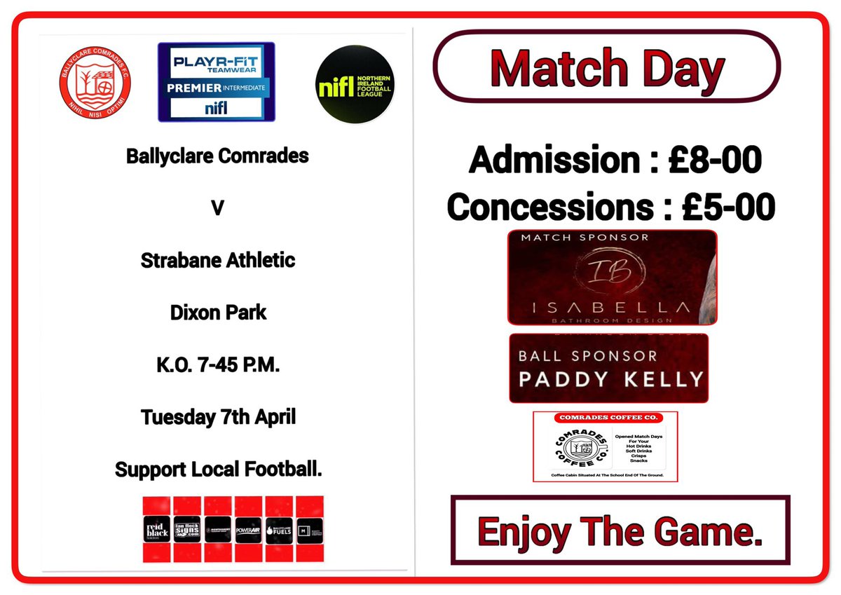 Ballyclare Comrades Fans tweet media