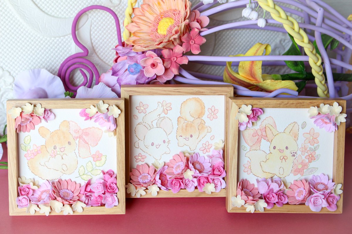 こば💐【粘土】でお花を作る人@5/3九州コミティアL13.14 tweet media