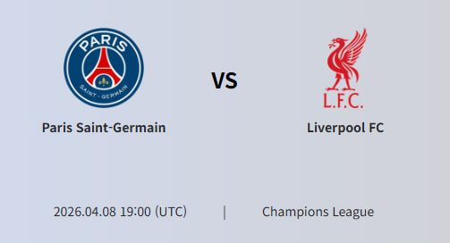 mariocapCh's tweet photo. Paris Saint-Germain vs Liverpool FC

2026-04-08 19:00 UTC

The expected game flow suggests a fast-paced and open contest, with both teams willing to attack and exploit transitional moments...

Read More MARIOCAP TIPSTER
https://t.co/aUhPDFX9Hu https://t.co/ClKXKt2g3c