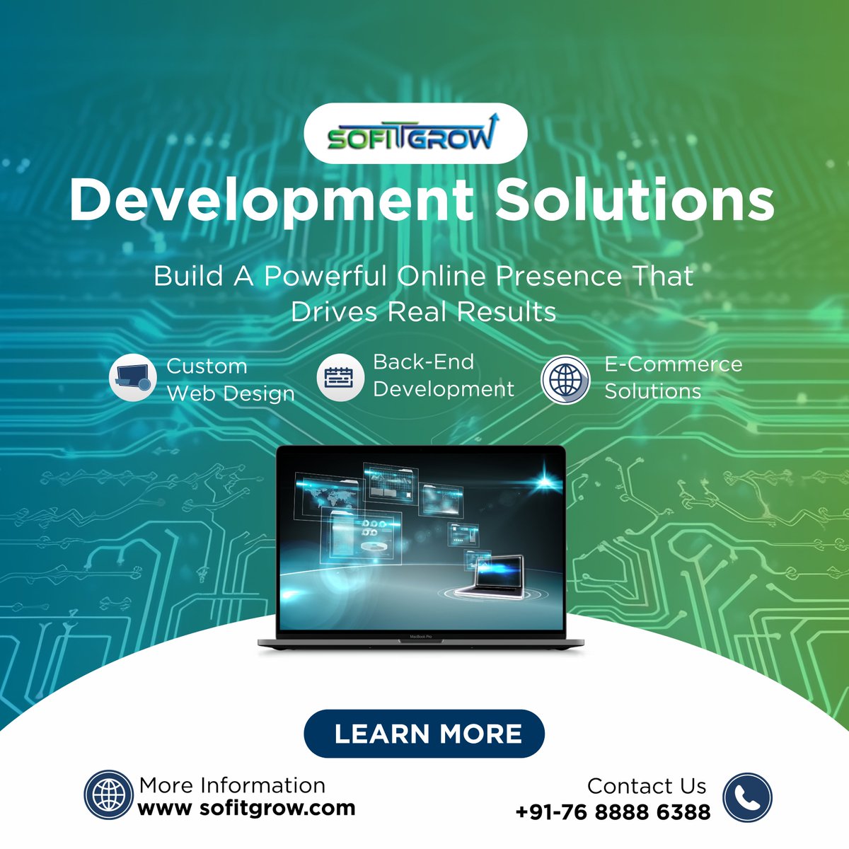 sofitgrow1's tweet photo. From concept to code, we create digital solutions that perform β‘
#CustomWebDesign #BackendDevelopment #EcommerceWebsite #DigitalAgency #TechWorld #ModernBusiness #WebsiteExperts #OnlineGrowth #SofitGrow https://t.co/bUwKxQZGZX