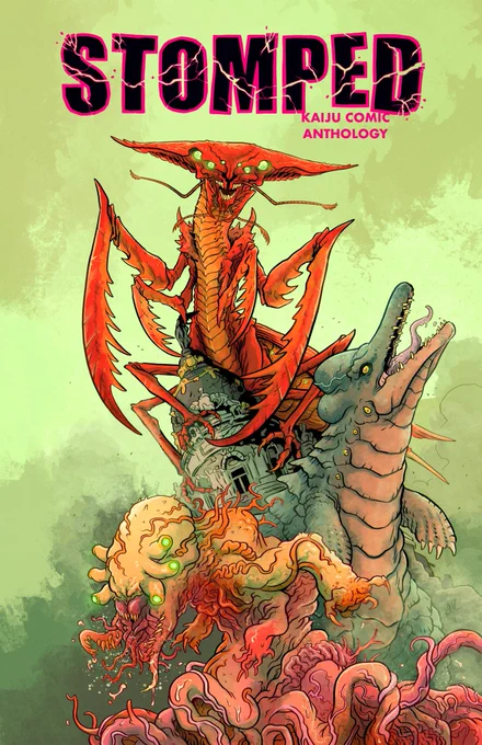 STOMPED: The Deluxe Kaiju Anthology is returning to ZOOP this Wednesday 4/8! Don't miss out on this chance to order a copy of our epic 180 page collection of giant monster mayhem!