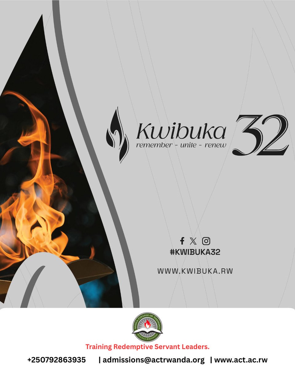 act_Rwanda's tweet photo. On this solemn day, we remember the lives lost during the 1994 Genocide against the Tutsi.

We stand in memory and commitment—choosing unity, truth, and hope for a future of reconciliation and peace. 🕊️

#Kwibuka #NeverAgain #kwibuka32 https://t.co/MQ4wE32sQV