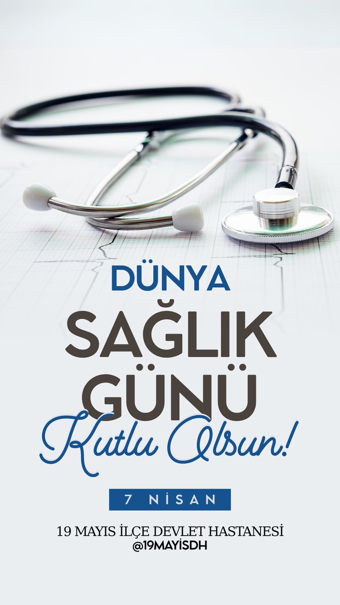 19MayisDH's tweet photo. Sağlıklı bir yaşam, mutlu bir geleceğin anahtarıdır. 🔑 Kendinize ve sevdiklerinize bir iyilik yapın, bugün sağlığınız için küçük bir adım atın. Tüm hastalarımıza acil şifalar, sağlık çalışanlarımıza kolaylıklar dileriz. Dünya Sağlık Günü kutlu olsun! 🌸
#dünyasağlıkgünü https://t.co/s6tz3xovyq