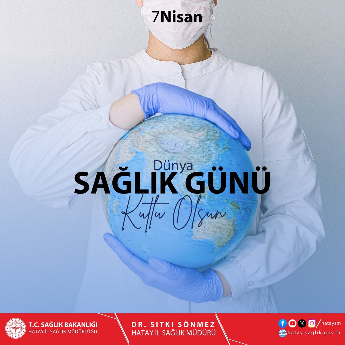 7 Nisan Dünya Sağlık Günü Kutlu Olsun

7 Nisan Dünya Sağlık Günü, sağlığın korunması ve geliştirilmesi konusunda farkındalık oluşturmak amacıyla kutlanmaktadır.

Sağlık; yalnızca hastalık ve sakatlığın olmaması değil, bedensel, ruhsal ve sosyal yönden tam bir iyilik halidir. Bu