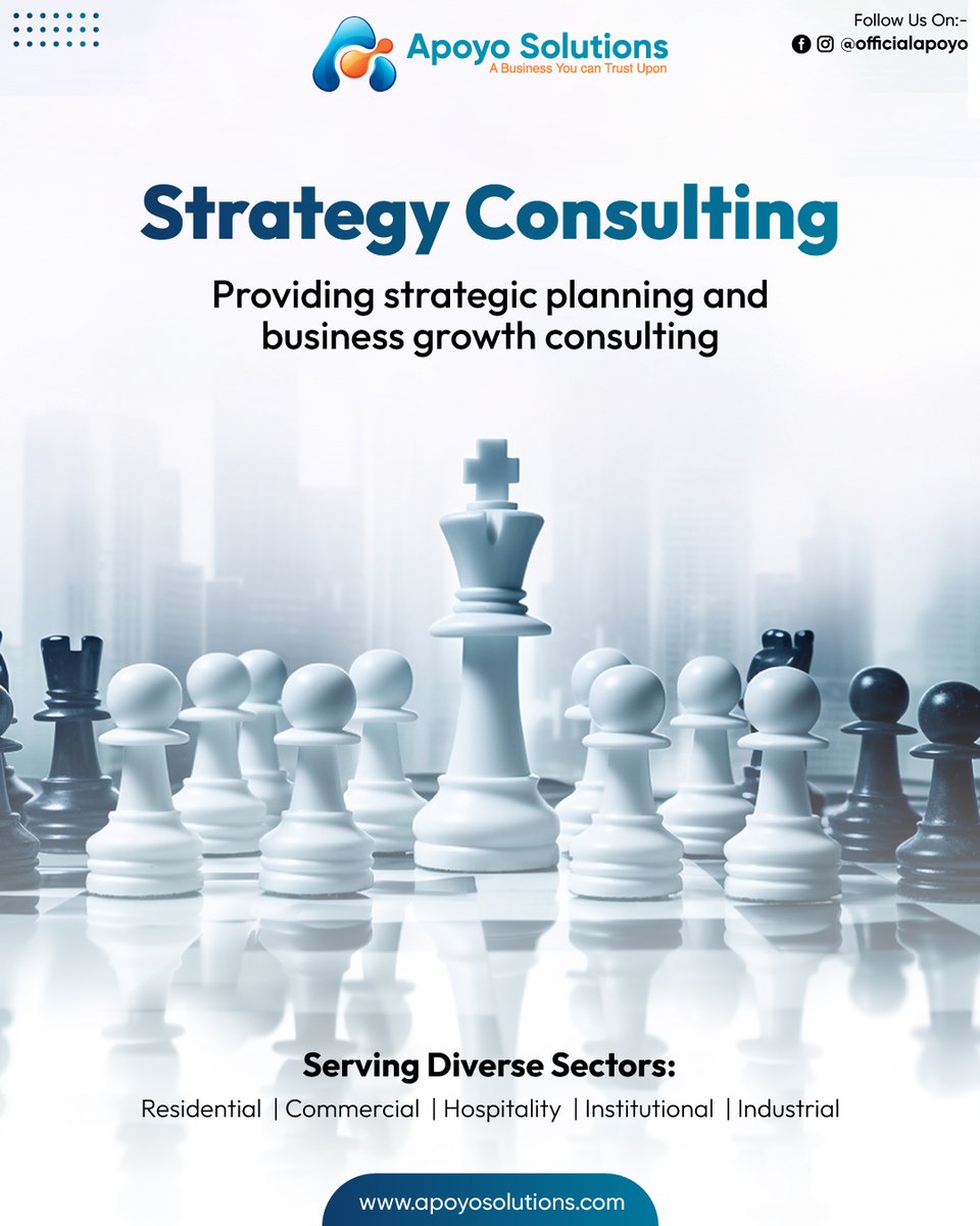 officialapoyo's tweet image. Smart strategy is the foundation of sustainable growth. ♟️
Let experts guide your next move.

Explore: apoyosolutions.com
.
.
.
#apoyosolutions #strategyconsulting #businessgrowth #businessstrategy #consultingservices

StrategyConsulting, BusinessGrowth, Leadership