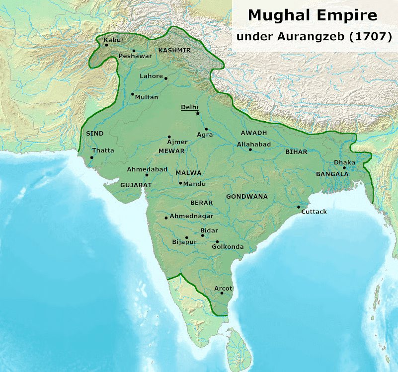 <a href="/mayankredkop/">Mayank Tiwari</a> Might of these Kingdoms, my foot😂

Except Udaipur, both Jaipur and Jodhpur happily married their daughters to the Mughals and served as their Mansabdars😂

No one from Registaan had the guts to oppose this Map. They can only cry in the name of the Marathas🤦🏻‍♂️