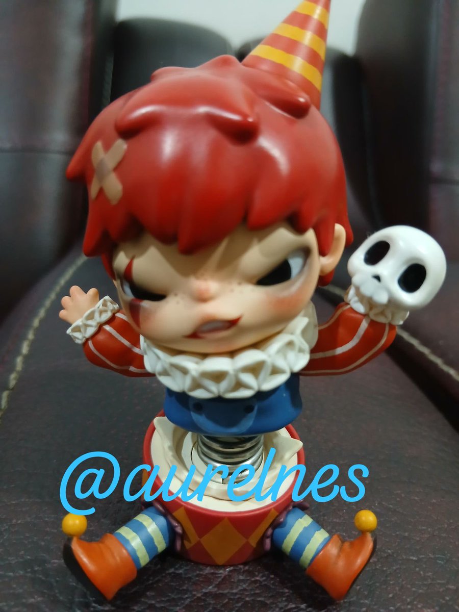 Aurlixli's tweet photo. Up, hirono clown carnival &amp; Labubu F &amp; G
Hirono : 145k include packing, pouch + card no box &amp; foil

Ambil langsung aku kirim besok malam ya, gak bisa co oren only manual ongkir Jakarta 10k bisa minta proof &amp; bukti di pin profil

pliss serius ya guys jangan ghosting 🙏🏻 https://t.co/pSHQ9V0uNr