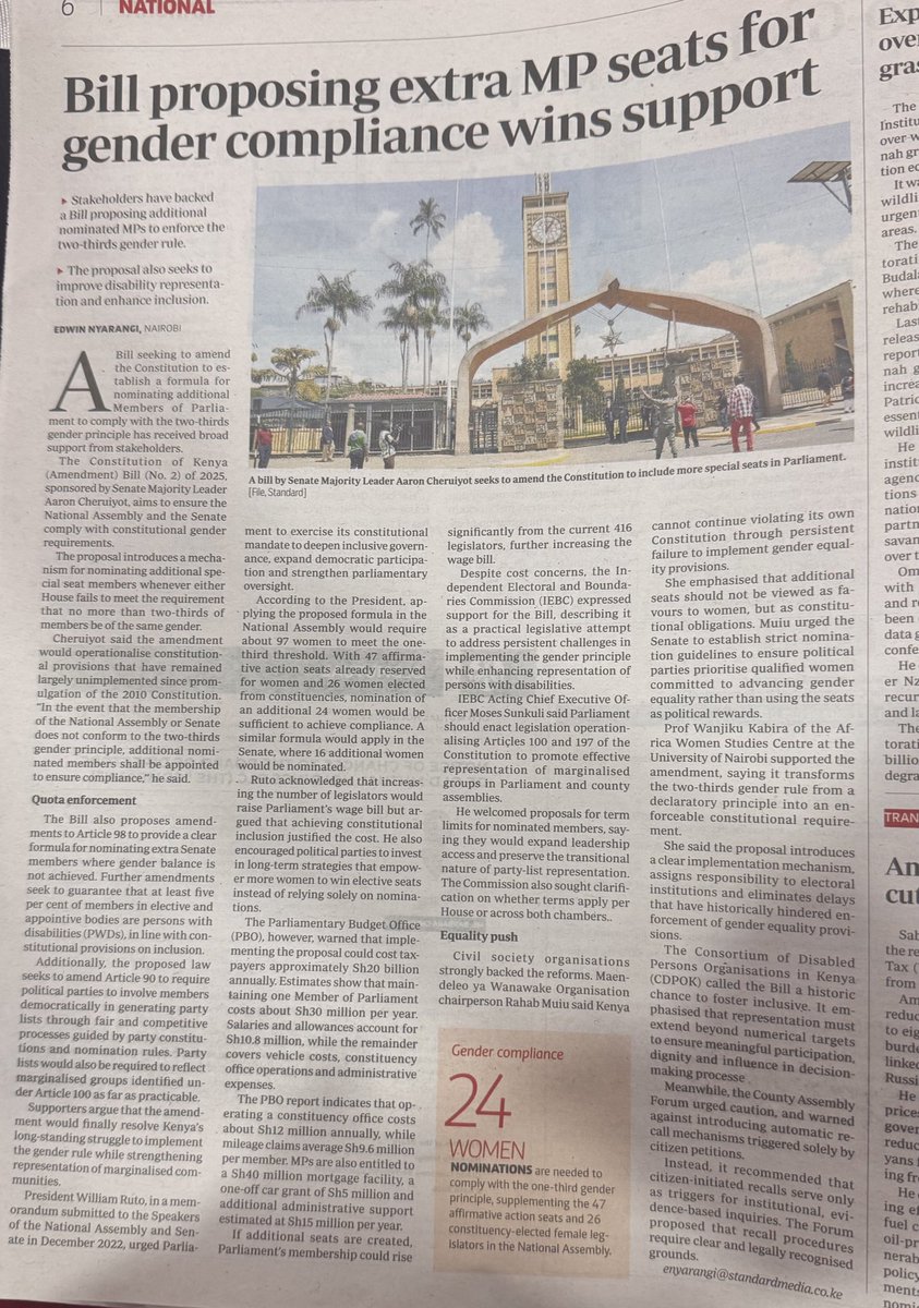 Its_Roba's tweet photo. Gender rule back on the table, ML @Aaroncheruiyot weighs expansion to meet constitutional thresholds @KEWOPA @MYWO_KENYA https://t.co/eUK6YlDF6T